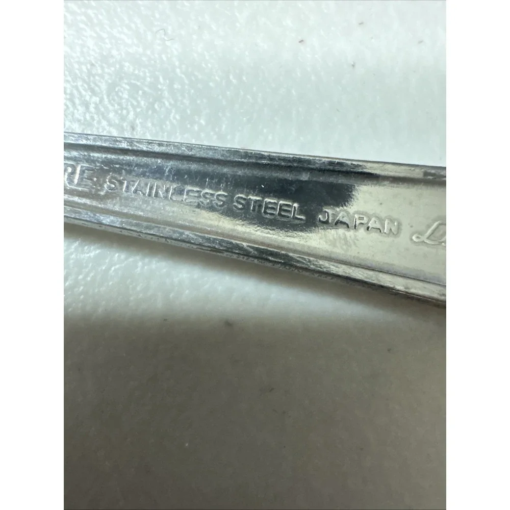 Oneida MELINDA JAPAN Flatware Salad Fork Stainless Steel Ice Tea Spoons (6) Bran
